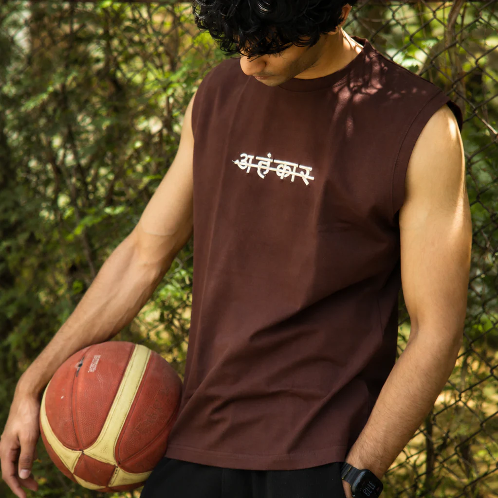 MOCHA EMBROIDERED TANK - Image 4